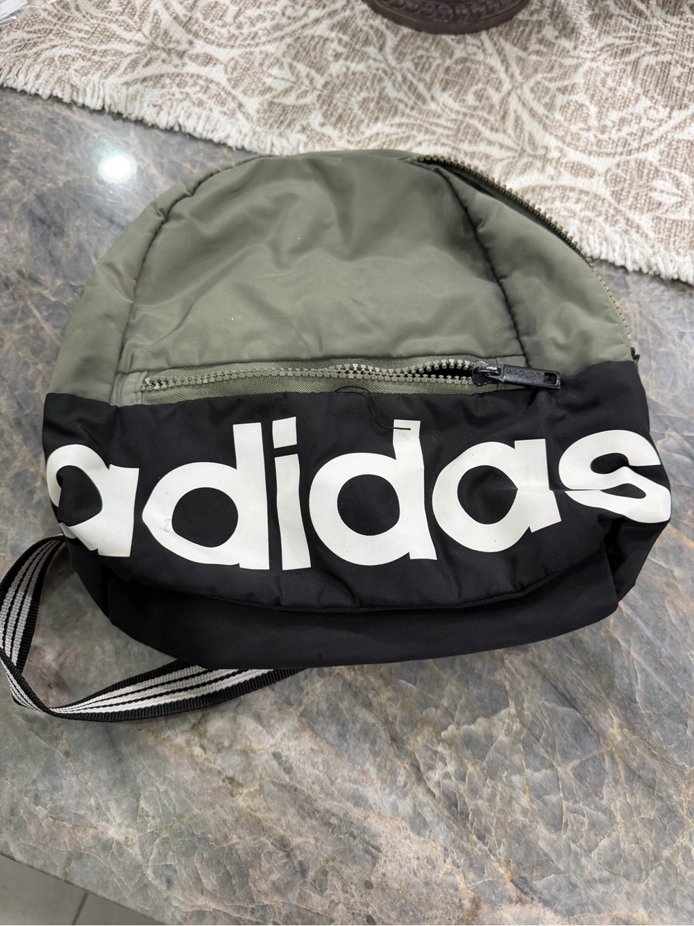 adidas Olive Green and Black Crossbody Sling Bag